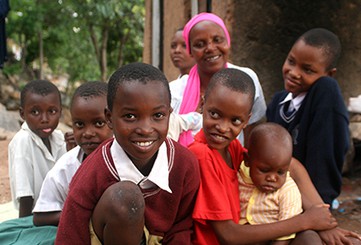 Prise en charge familiale d'enfants en Tanzanie